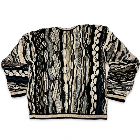 RARE Vintage COOGI Australia 3D Knit Sweater L | Biggie Smalls Style |Cotton - Picture 2 of 4